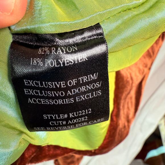 True Meaning Embroidered Velvet Blazer Jacket, Anthropologie, Women’s Size 2 EUC - Picture 10 of 11